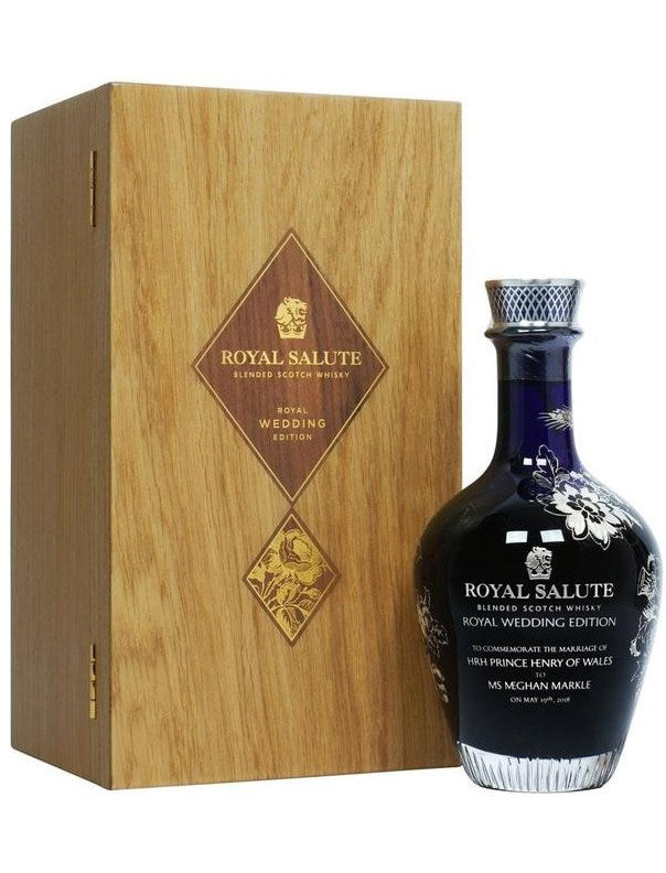 CHIVAS REGAL ROYAL SALUTE ROYAL WEDDING EDITION BOTTLE 