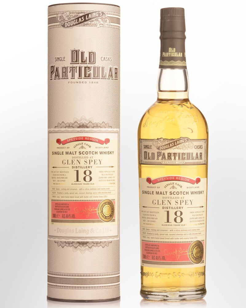 Glen Spey ''Old Particular'' 2002/18YO 48.4% 700ml