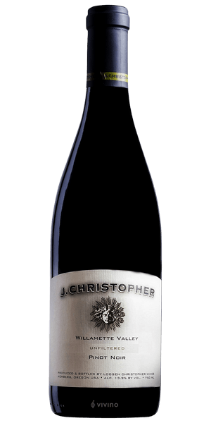 J Christopher Willamette Valley Unfiltered Pinot Noir 2016/18