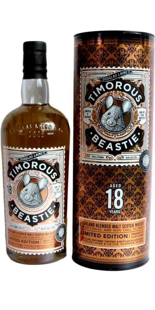 Douglas Laing's 'Timorous Beastie' 18YO 700ml 46.8%