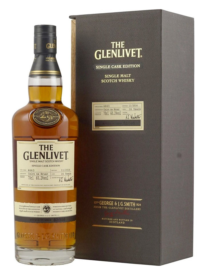 Glenlivet 16 YO Single Cask Cairn Na Bruar 60.2% 700ml